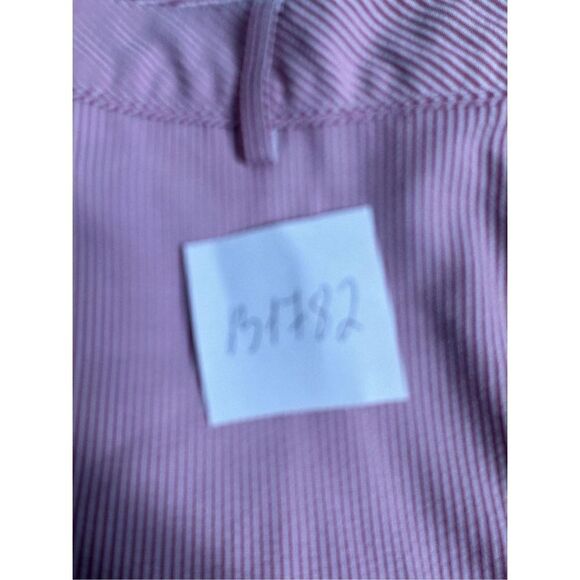 Lady Hagen Essential Seersucker Shorts Women's Size 12 Red White Striped Soft - Picture 10 of 10